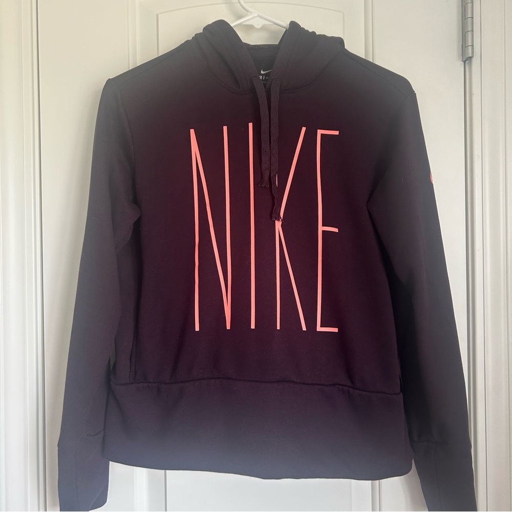Nike Women’s Dri Fit Eggplant Purple Pullover Hoodie - Size S
